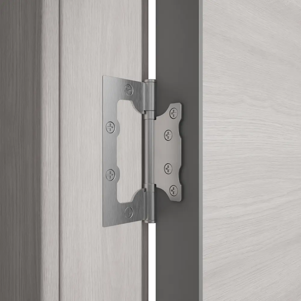 Дверь межкомнатная глухая Канзас 2 80x200 см ПВХ цвет дуб европейский серый с замком и петлями 89168433 STLM-2158436 VFD  - Вид №5
