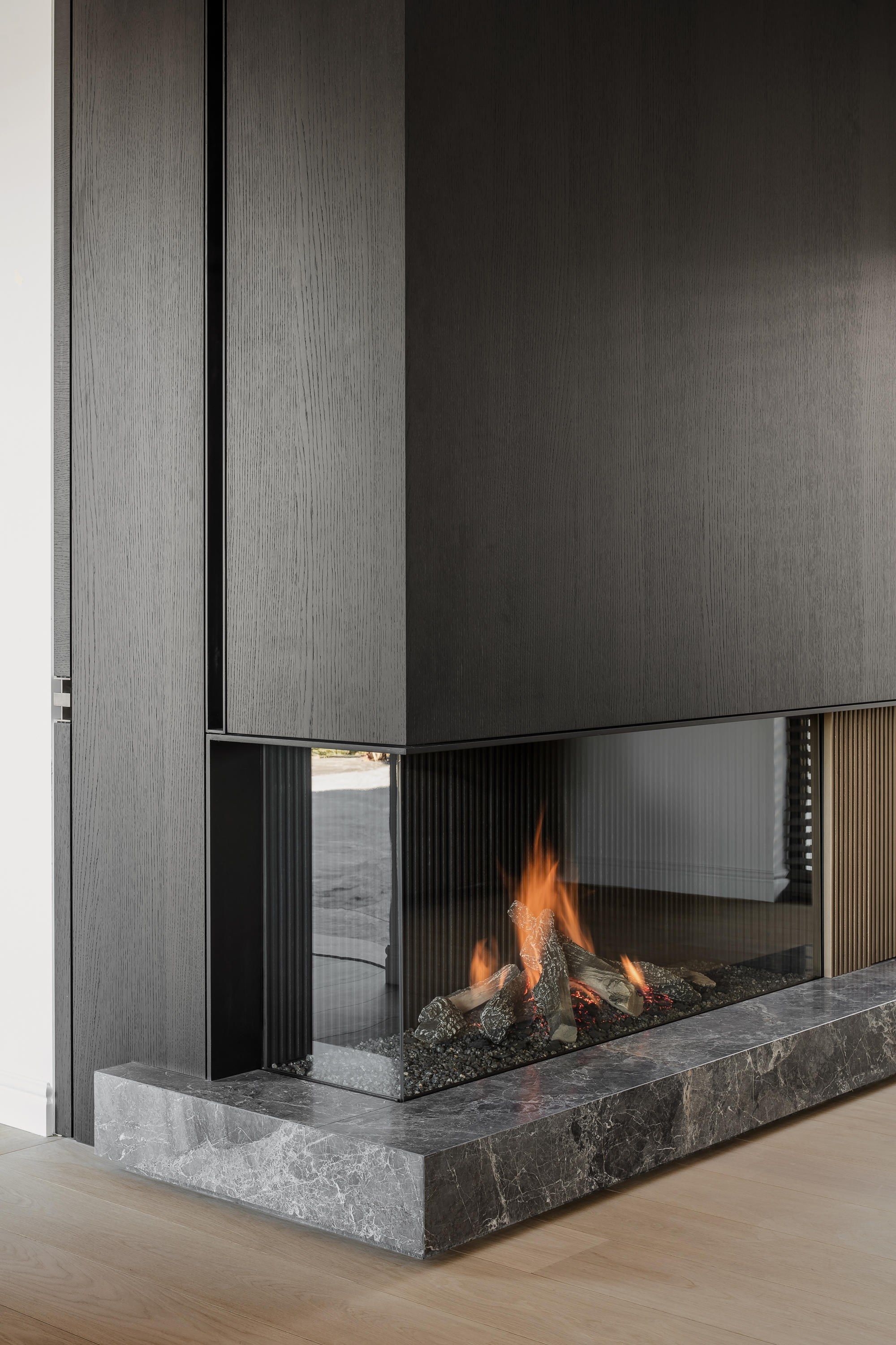 Газовый угловой камин Metalfire ARCH-00097231 - Вид №1