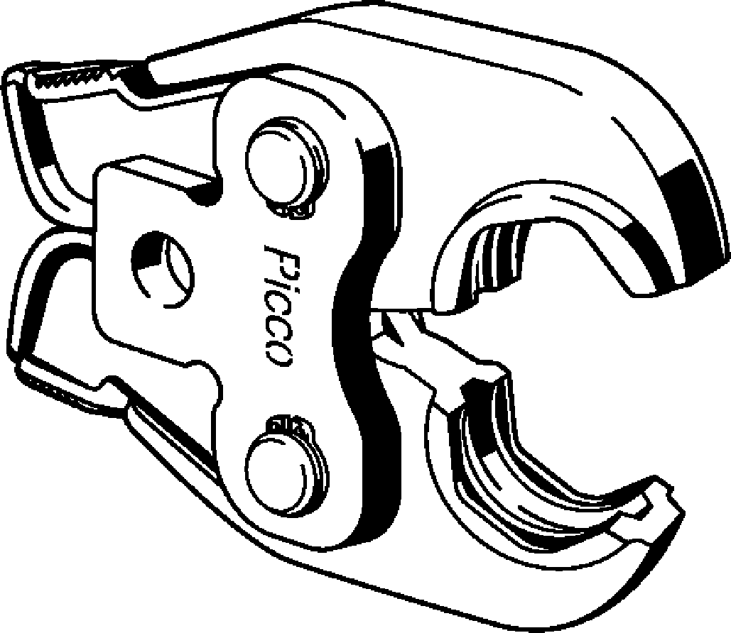 735 395 Модель 2489.9 Трубопроводные системы  Системные пресс-инструменты  Системные пресс-клещи Picco  Металлические пресс-системы Santreyd  - Вид №1