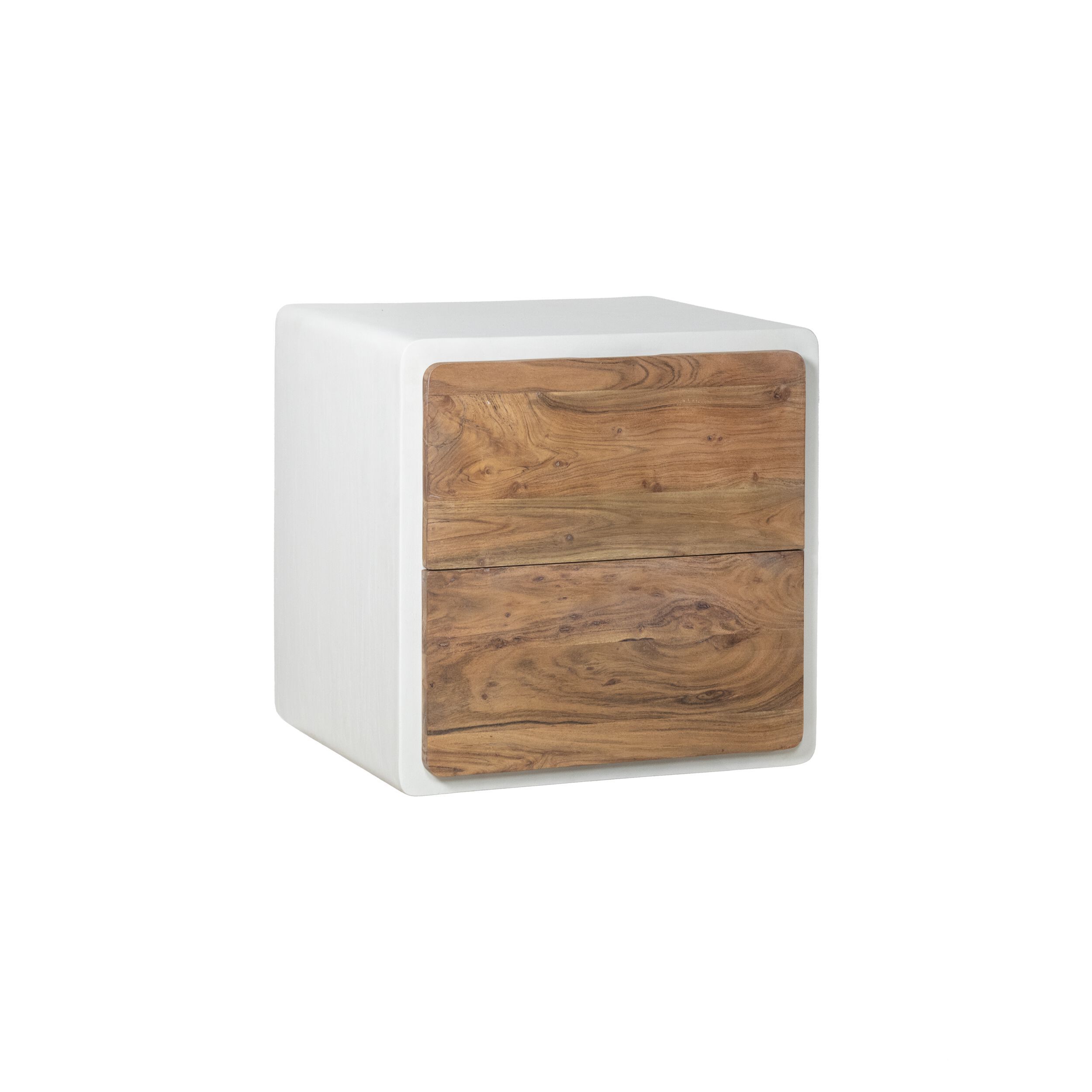 Квадратная гипсовая тумбочка с ящиками POMAX Верона ARCH-00109992