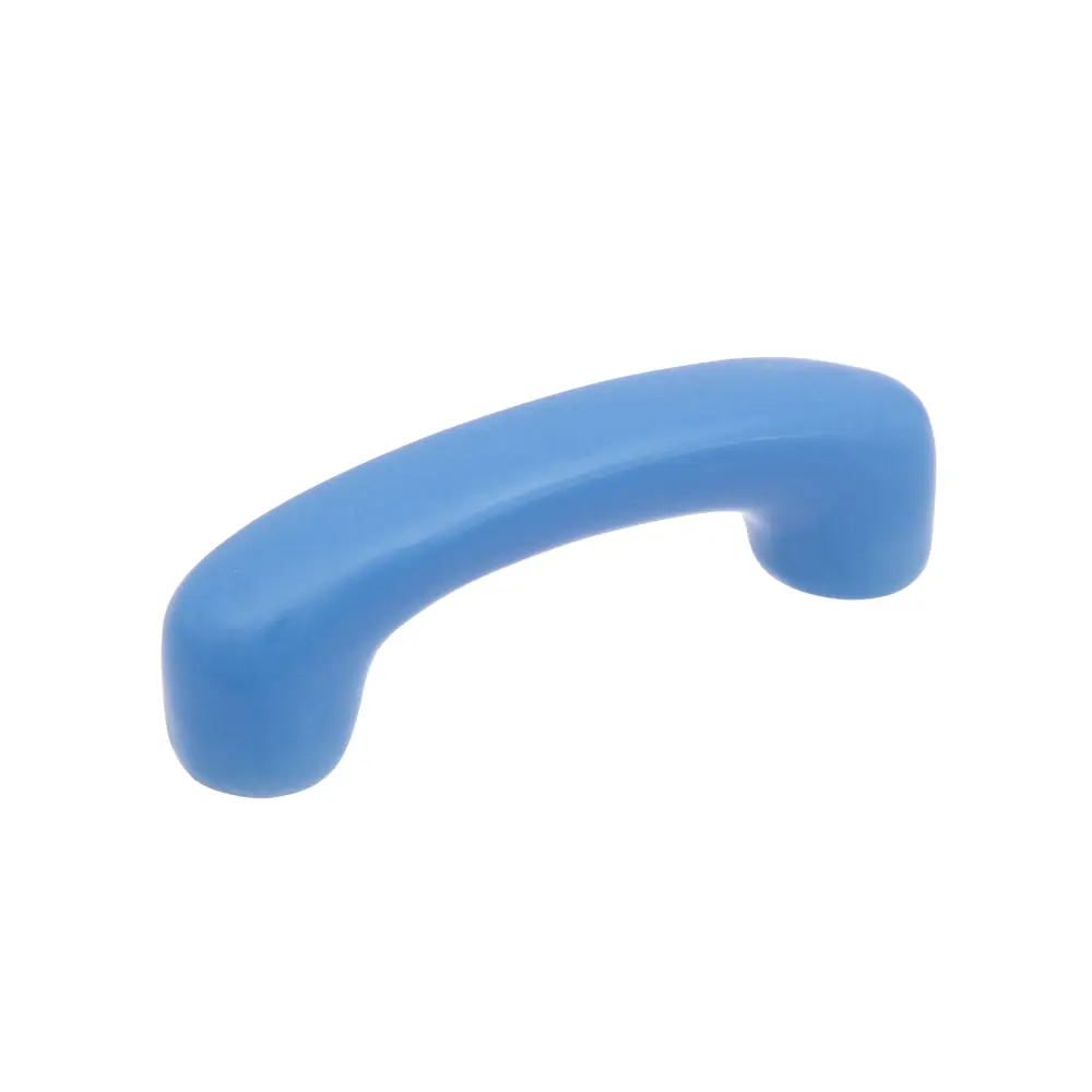 86899285 Ручка-скоба мебельная Porcellana ЦАМ 64 мм цвет синий STLM-1011914 PALLADIUM 