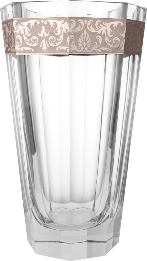 10673446 Moser Ваза Moser Чистота.Цветы 35см, платина, п/к Хрусталь бессвинцовый 