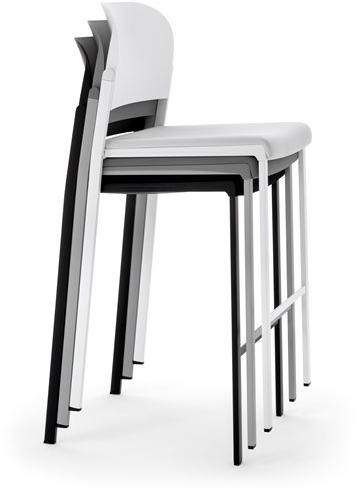 Diemmebi Табурет из переработанного полипропилена и металла Makeup sun-id-1400363 - Вид №2