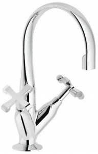 Nobili Rubinetterie Смеситель для раковины на столешнице с одним отверстием Carlos primero Cp218/1cr