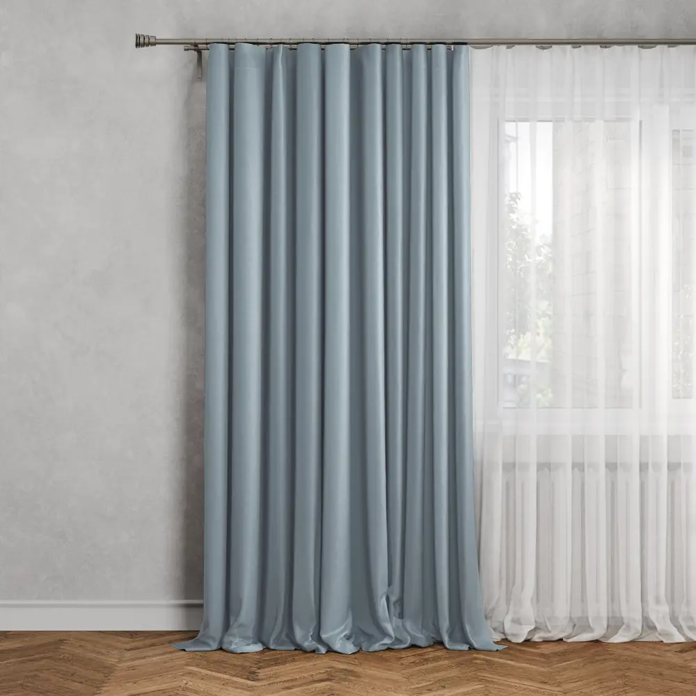 СТОЛИЦА ТЕКСТИЛЯ Bordeaux - штора блэкаут с лентой для идеальной драпировки 88039137