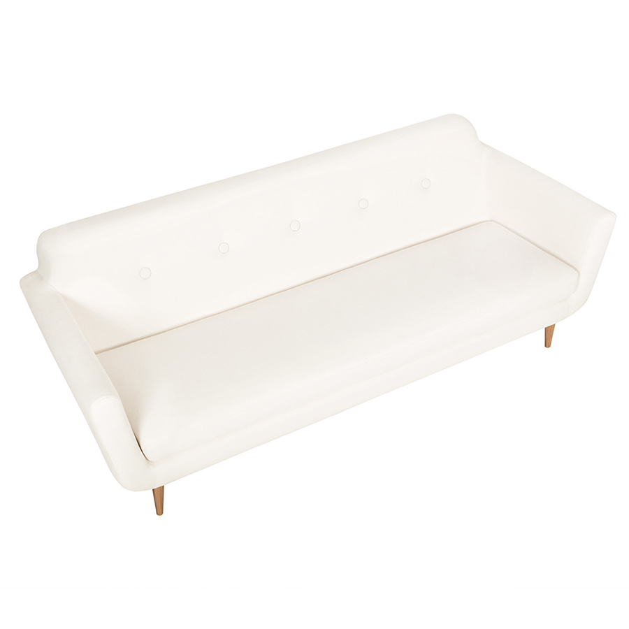 Диван Otto, трехместный, кремовый Sits S1503 - Вид №7