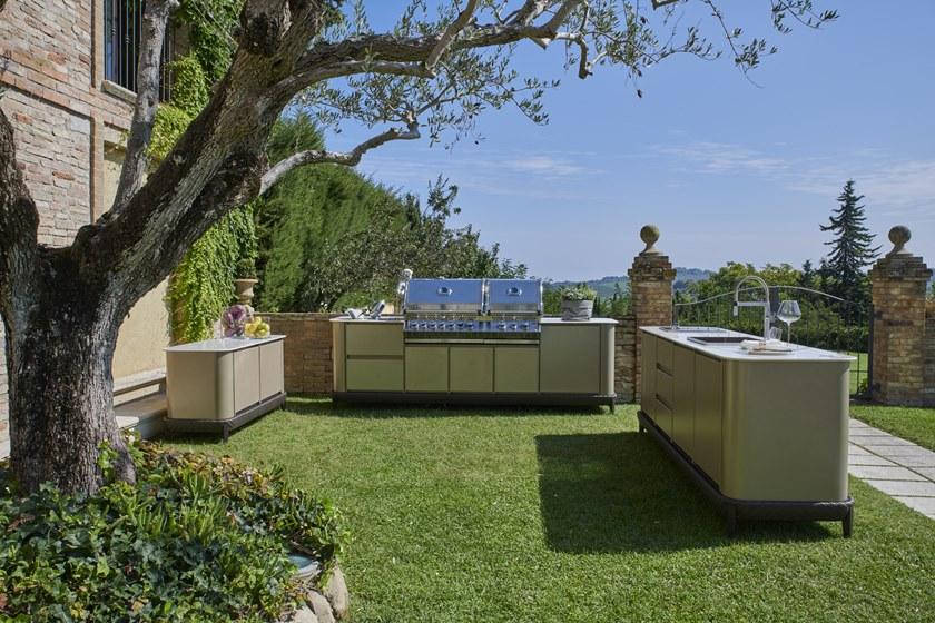 Samuele Mazza Outdoor Газовая летняя кухня с барбекю sun-id-1490104 - Вид №7