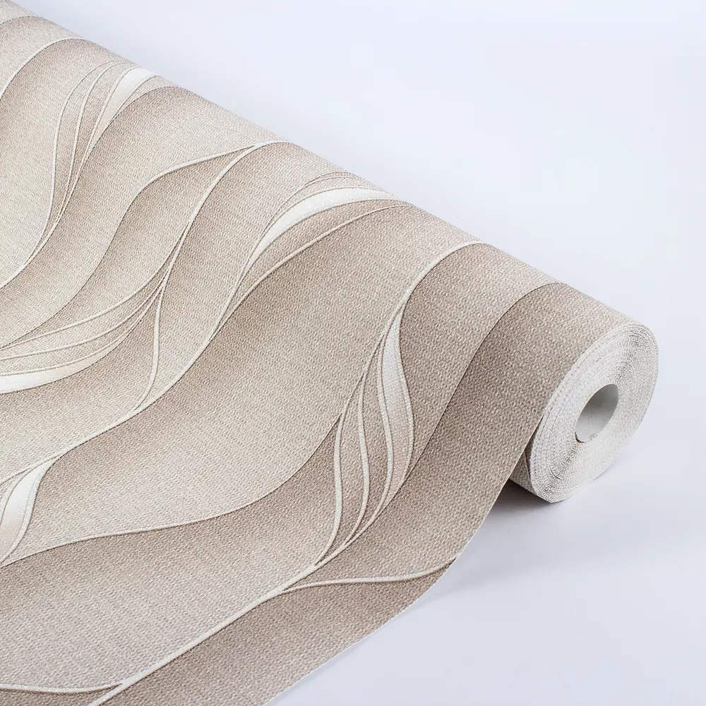 Обои флизелиновые Belvinil Анри бежевые 1.06 м 1020-61 STLM-2033248 - Вид №2