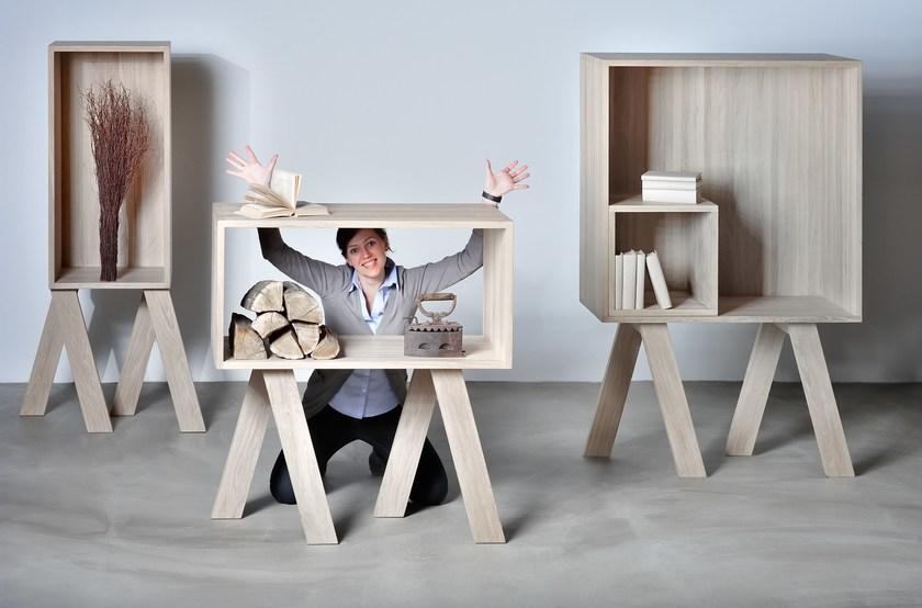 Vitamin Design Отдельностоящий деревянный книжный шкаф Go sun-id-1456160 - Вид №14