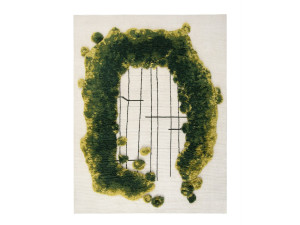 Прямоугольный ковер ручной работы из гималайской шерсти