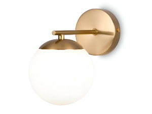 Металлический настенный светильник