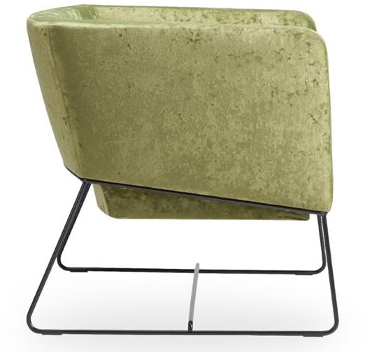 ROSSIN Мягкое кресло-санки с подлокотниками Tonic metal sun-id-1477626 - Вид №3