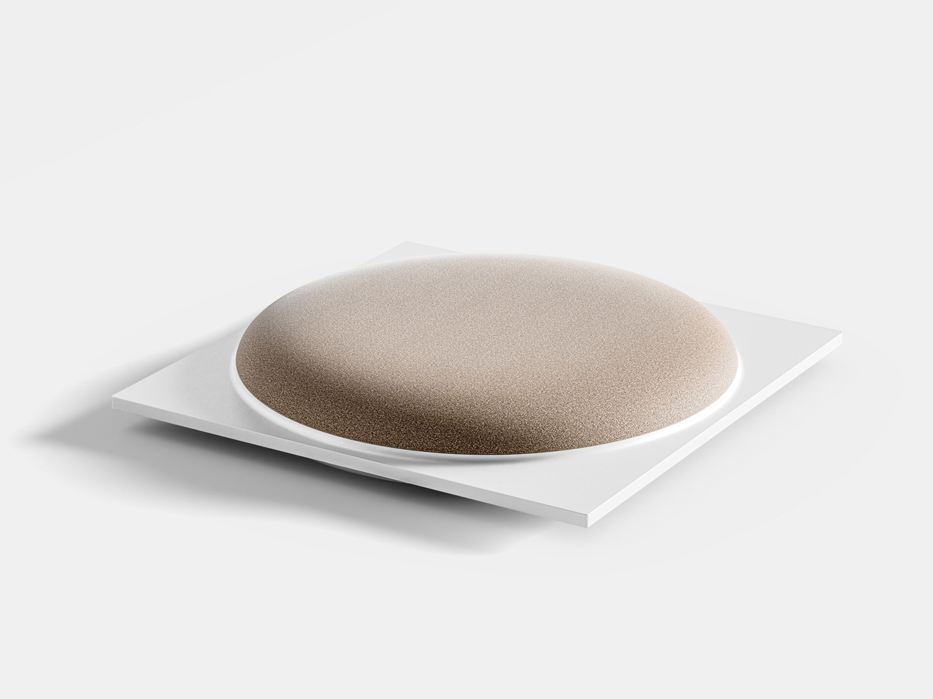Бетонный квадратный пуф PULKRA купол ARCH-00009913 - Вид №5