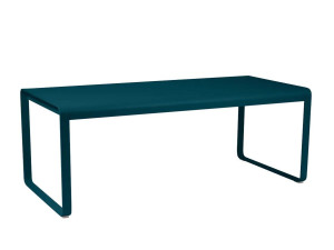 Металлический прямоугольный садовый стол