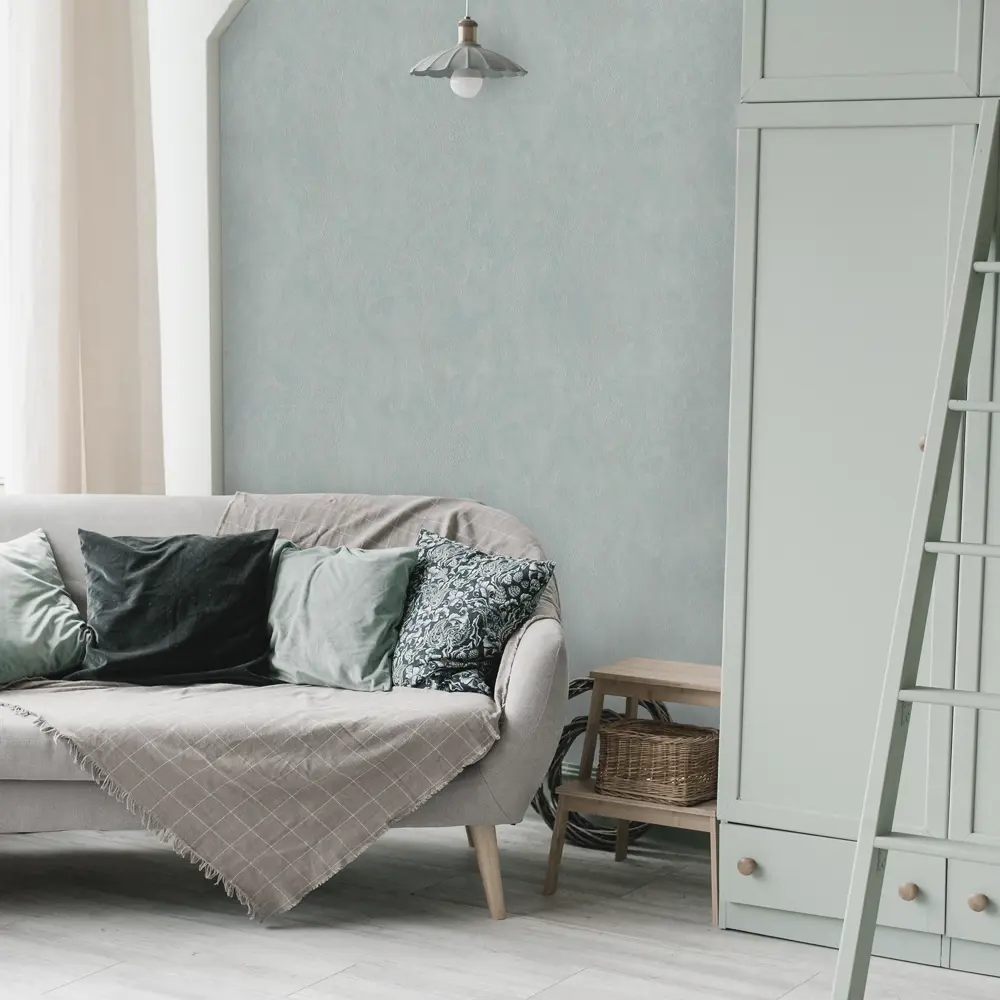 Обои флизелиновые Московская обойная фабрика Нуар зеленые 1.06 м 89423825 STLM-1563566 - Вид №4