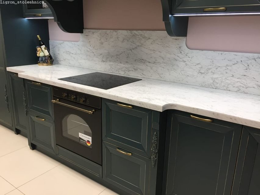 Столешницы для кухни - Каррара беллиссима LIGRON LIST374 1115 - Вид №24