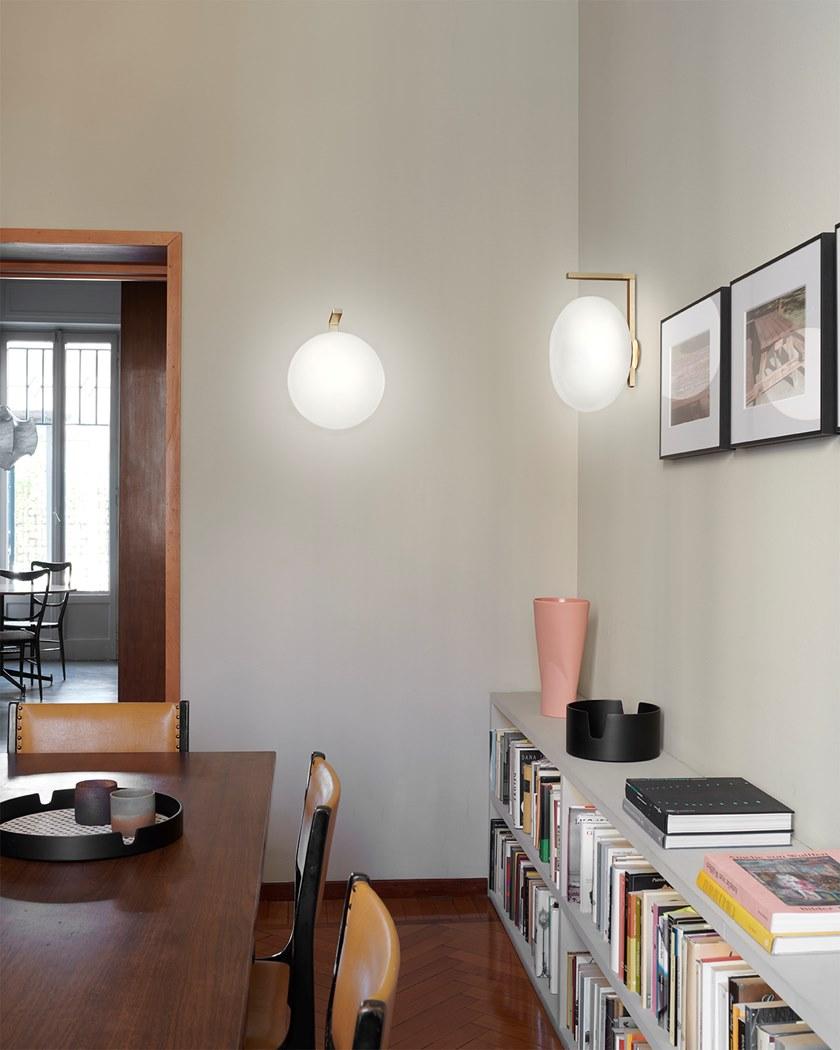 Oluce Бра с прямым светом из дутого стекла Alba sun-id-1479579 - Вид №2