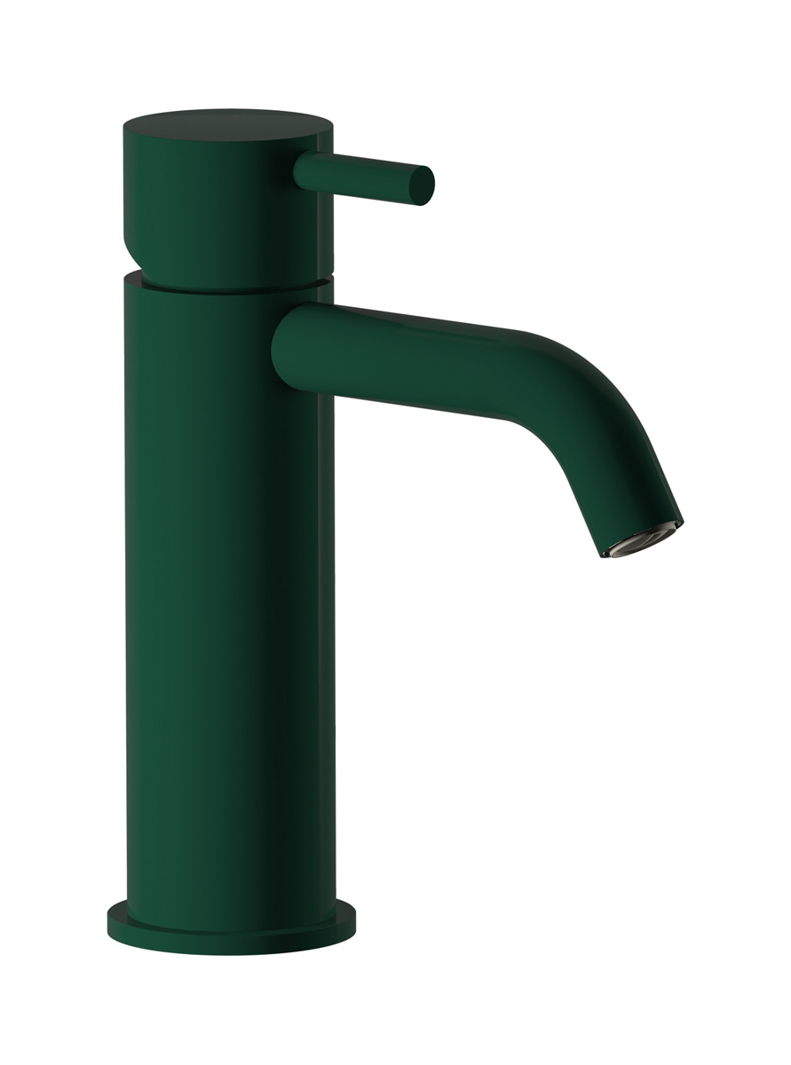 Смеситель для раковины на 1 отверстие в комплекте с донным клапаном WE ARE IB co200vd Green Maddalena Colore