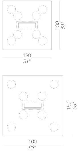 Lapalma Высокий квадратный стол из ламината Ori sun-id-1346870 - Вид №14