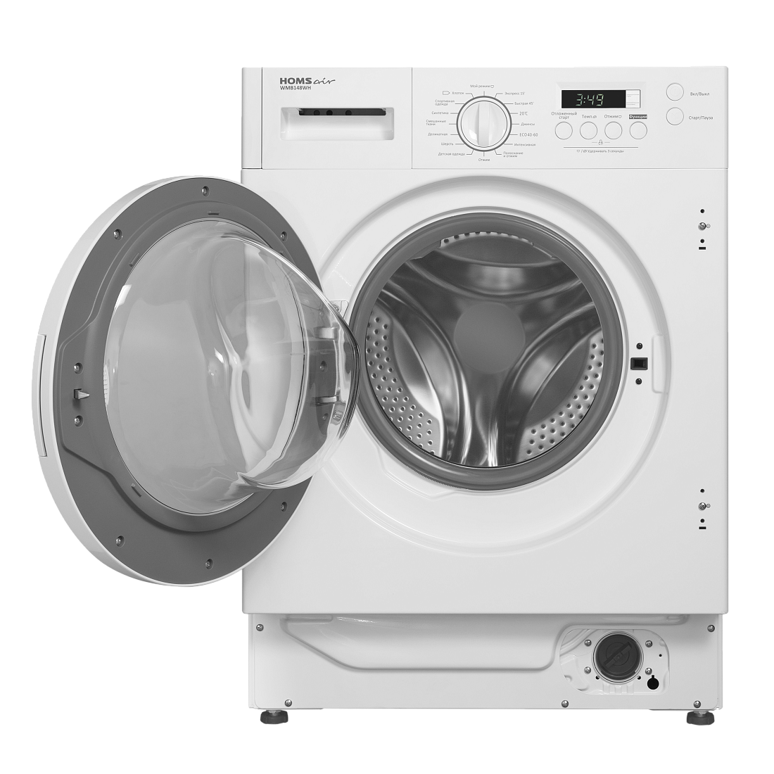 9070770 Встраиваемая стиральная машина HOMSair WMB148WH STDN-0069349 - Вид №2