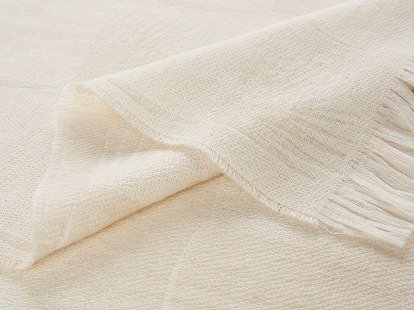 Шерстяной жаккардовый плед K-3 Sakura ARCH-00070778 - Вид №3