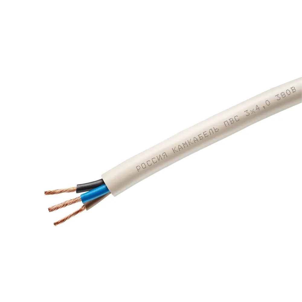 Провод Камкабель ПВС 3x4 на отрез м STLM-2127170 - Вид №1