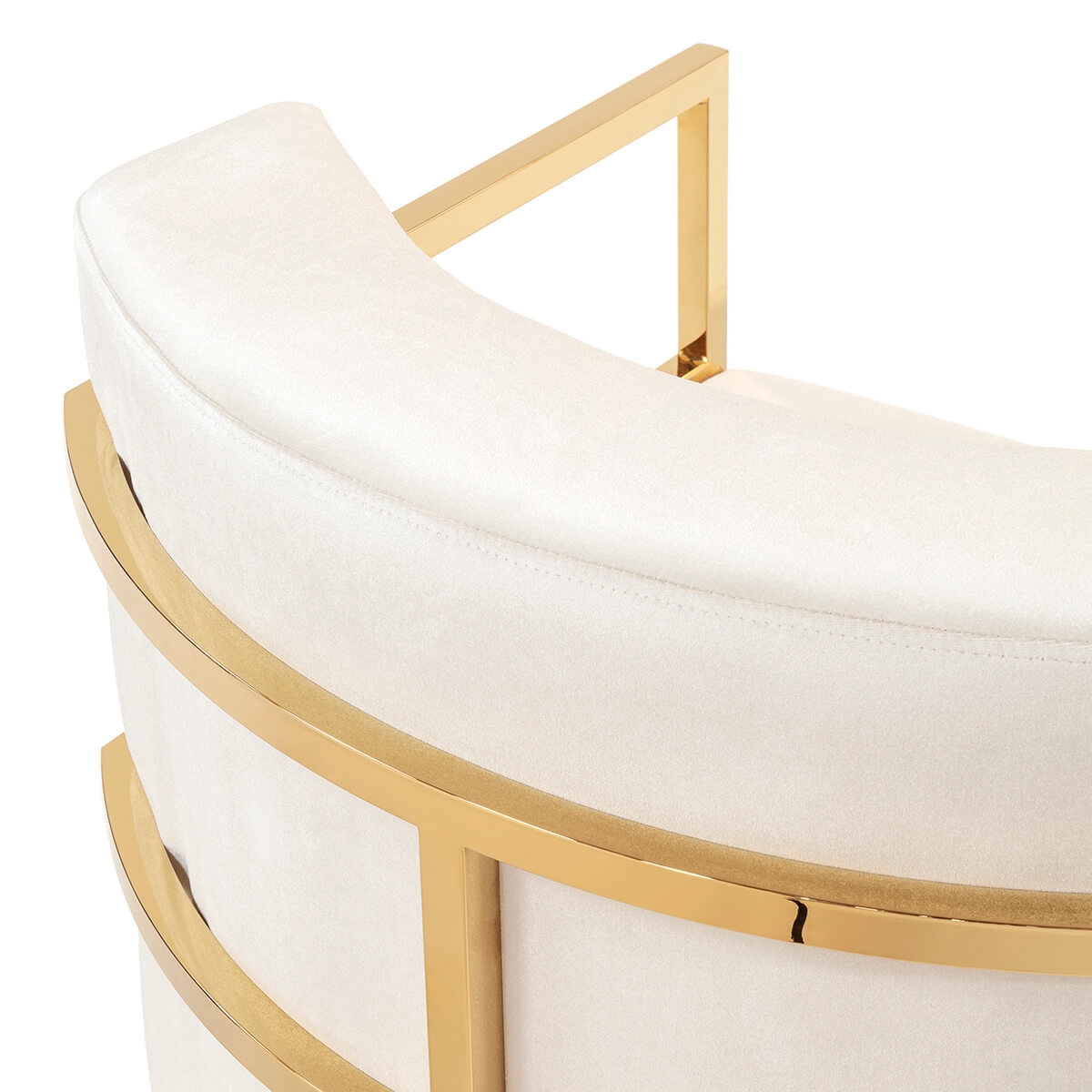 700371-93 ABHIKA КРЕСЛО JUDE BLACK/GOLD  - Вид №6