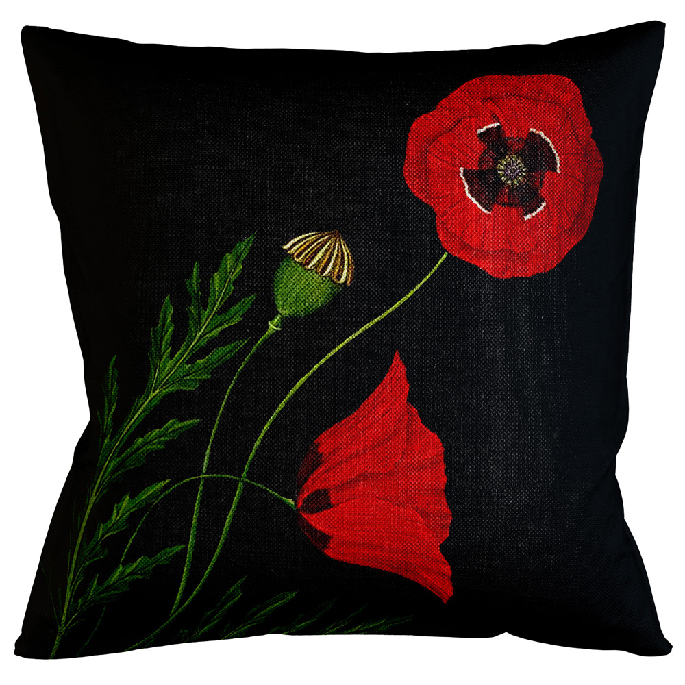 2719215 Подушка «Ночной сад / Нуар», версия 3 Object Desire 