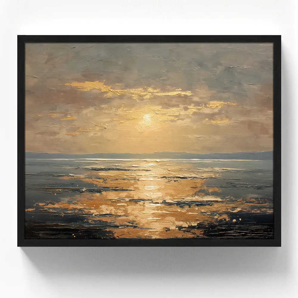 Картина в раме Закат у моря 40x50 см цвет разноцветный POSTERMARKET STLM-2100579