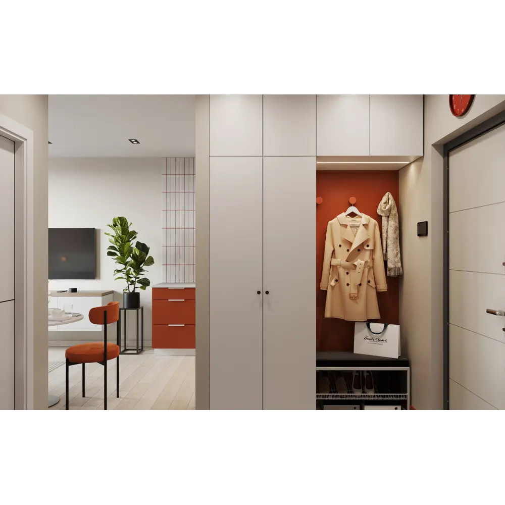 Дверь Лион 39.6x38x1.8 см ДСП цвет белый Santreyd STLM-2155592 - Вид №11