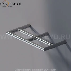 Agape O.L.C. Двойной держатель для туалетной бумаги хромированный AOLC0845S