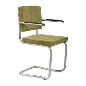 Кресло Ridge Kink Rib зеленое