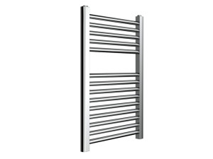 Настенный хромированный стальной полотенцесушитель с горячей водой