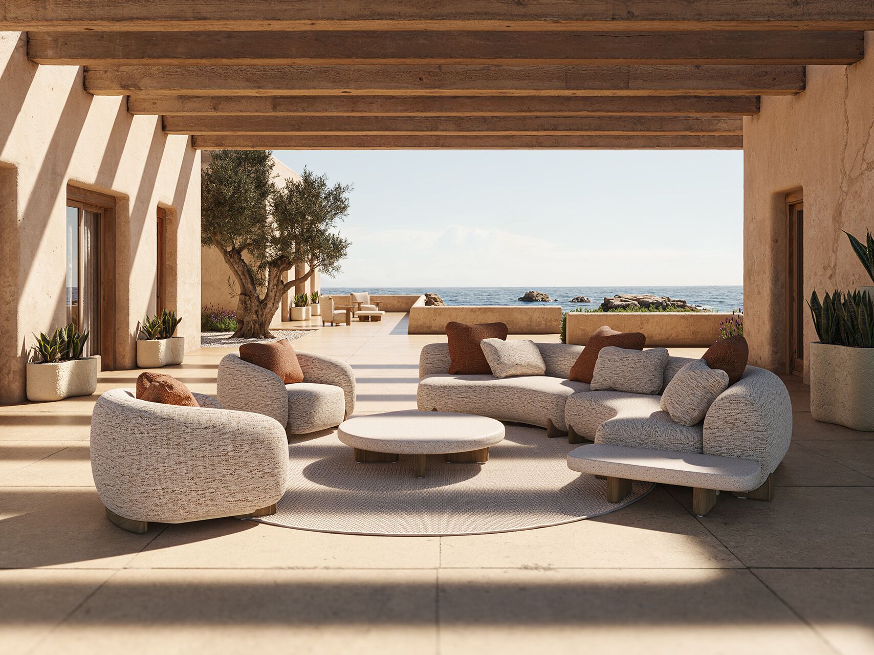 Тканевое садовое кресло Vondom Milos ARCH-00038848 - Вид №2