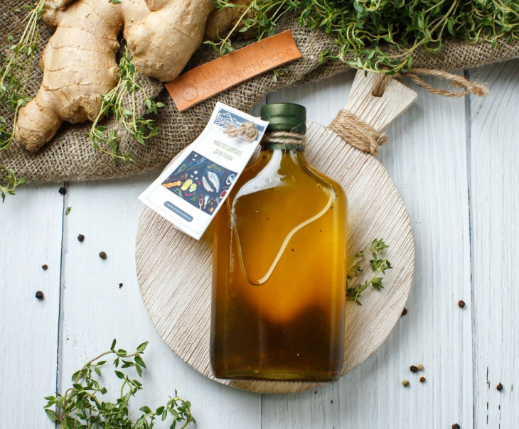 6568 Масло с приправами "Царское для рыбы" Вкусляндия 