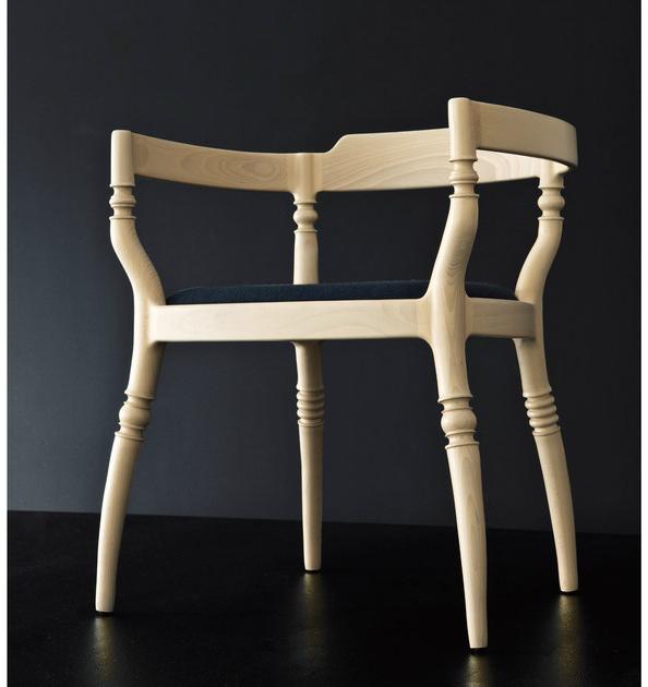 Billiani Кресло из бука с мягким сиденьем Toccata & fuga 531 - Вид №2