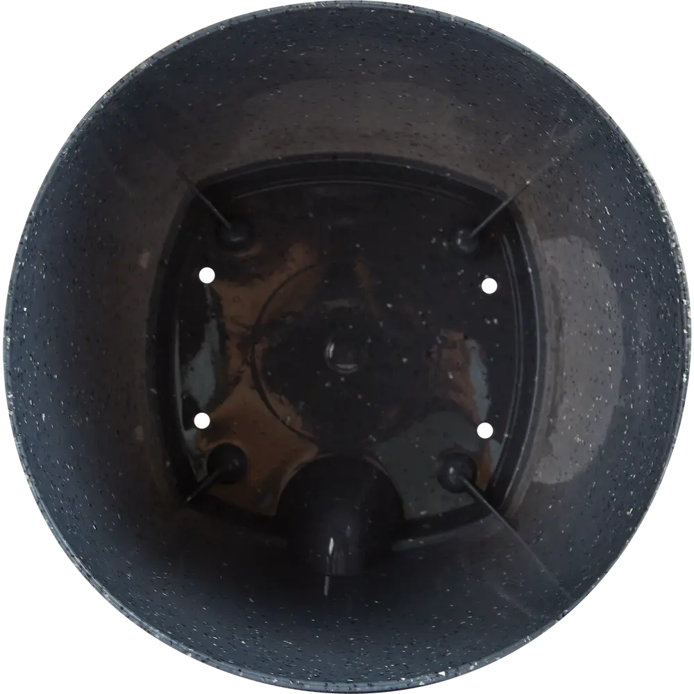 Горшок цветочный Ingreen Stone ø17 h16.5 см v2.5 л пластик темный серый STLM-2166489 - Вид №2