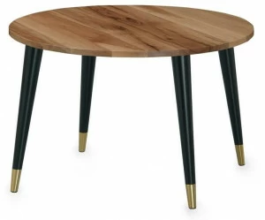 Oliver B. Низкий круглый журнальный столик из массива дерева Oliver b. wild