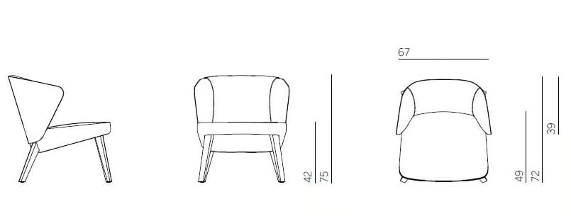 Кресло с подлокотниками Montis Back Me Up ARCH-00006103 - Вид №6