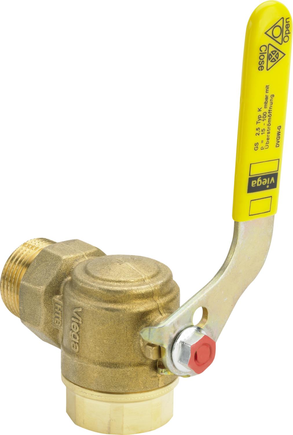 Viega Угловой шаровой кран для газового счетчика G2110S (618810) 618 810