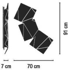 Vibia Бра для улицы из поликарбоната Origami sun-id-1407749 - Вид №5