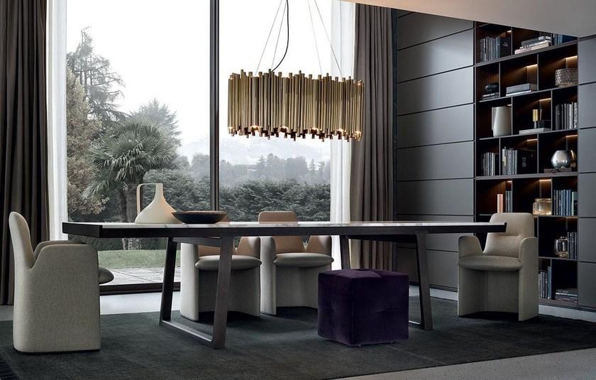 Poliform Стул с обивкой и подлокотниками sun-id-1469093 - Вид №3