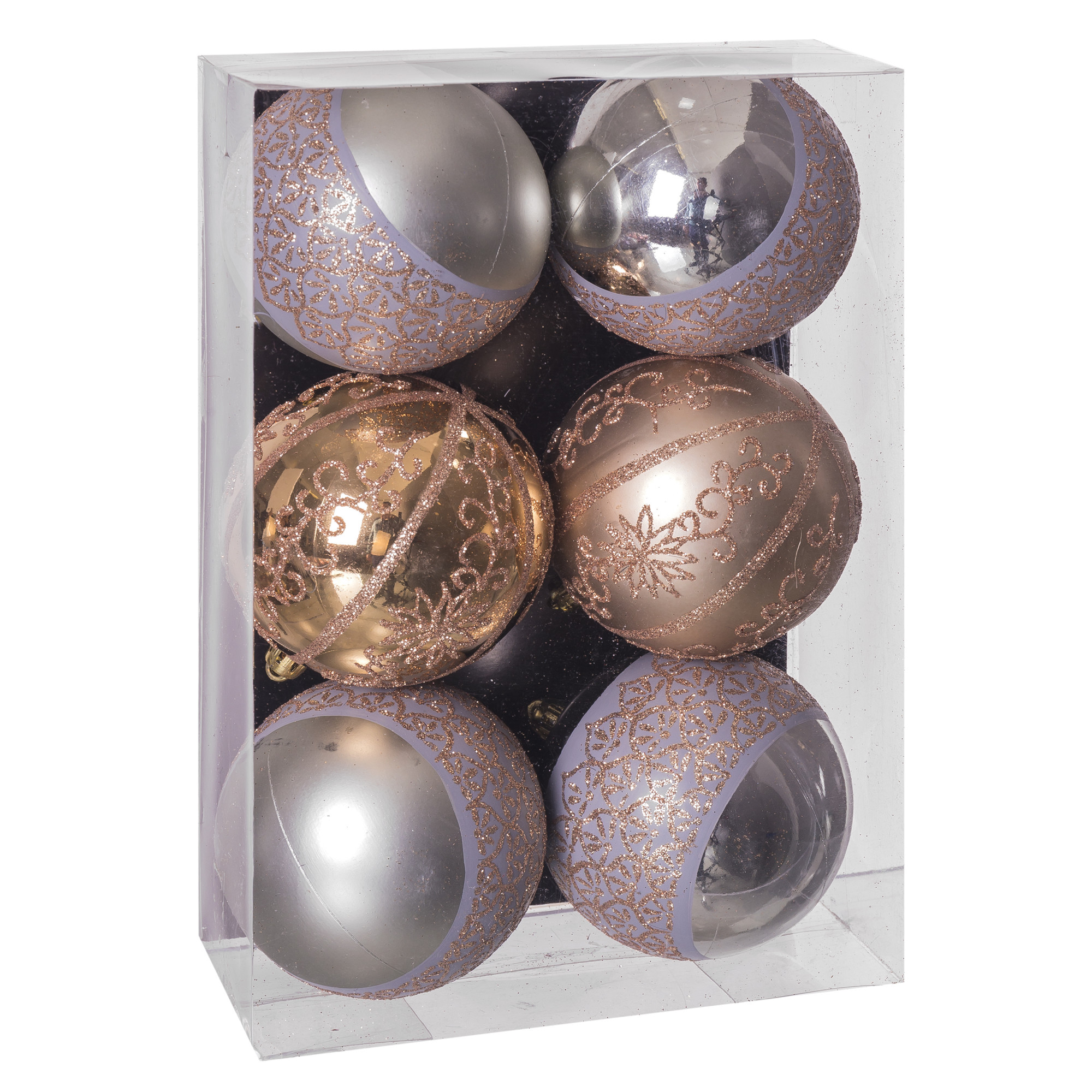 DZ-115-921 ЕЛОЧНАЯ ИГРУШКА, НАБОР 6 ШТ TO4ROOMS 