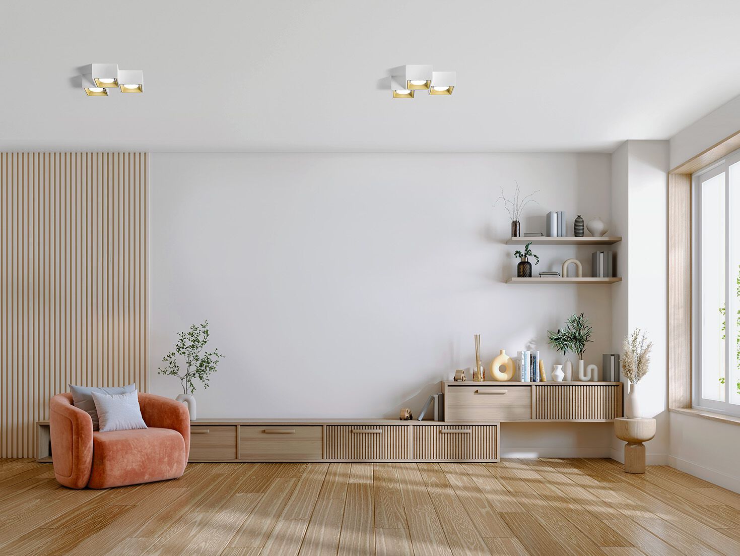 Гипсовый потолочный светильник Tecnico NASSO 3 QUADRATA ARCH-00101200 - Вид №8