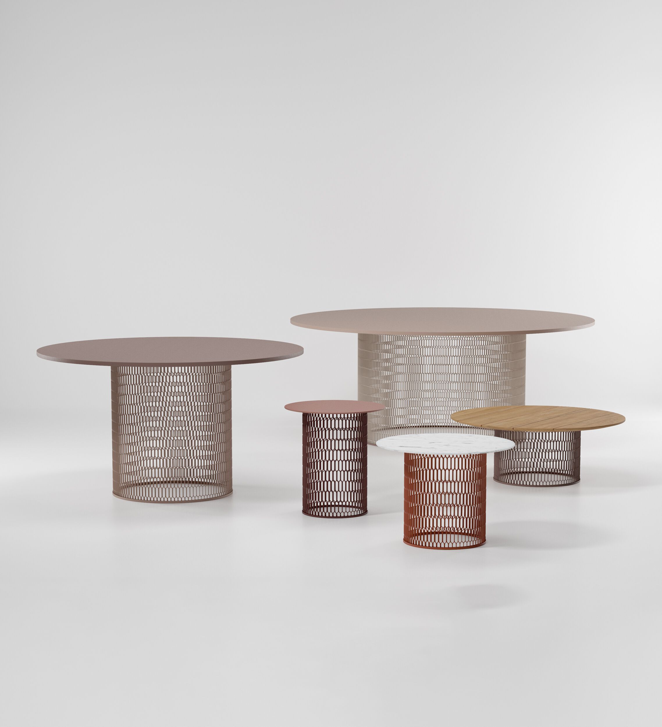 Алюминиевый садовый столик Kettal сетка ARCH-00052943 - Вид №6