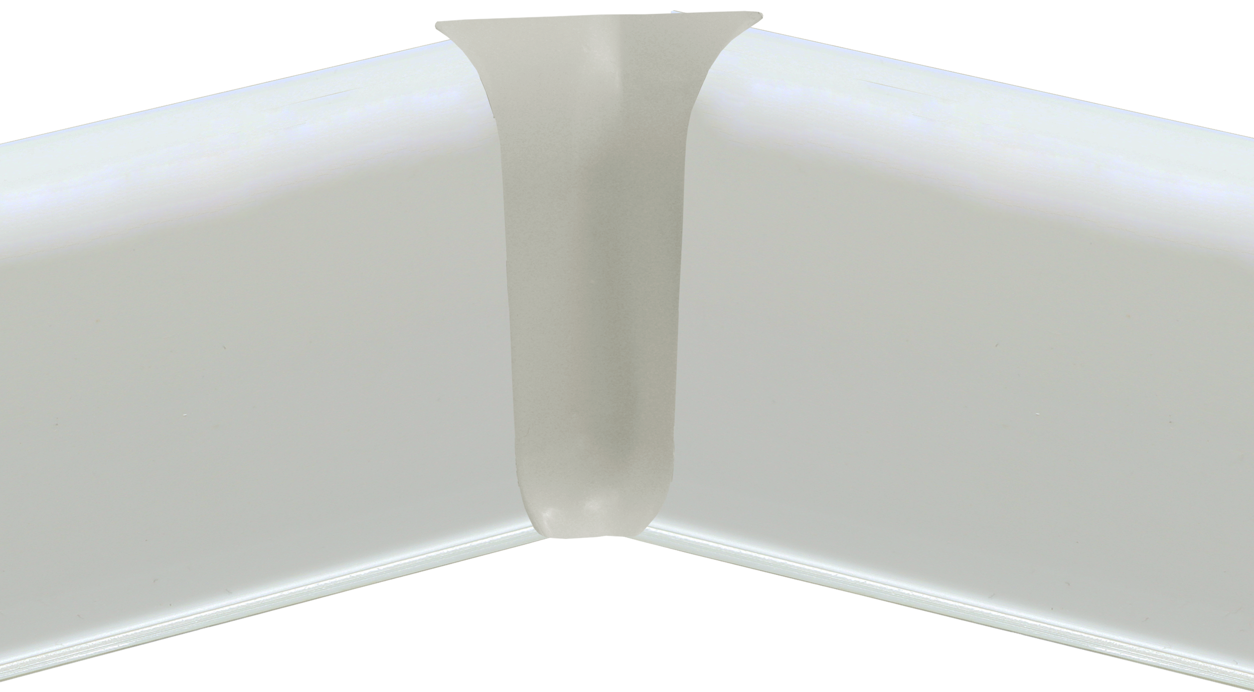 83411597 Угол для плинтуса внутренний белый матовый 70 мм 2 шт. STLM-0041161 Santreyd  - Вид №2