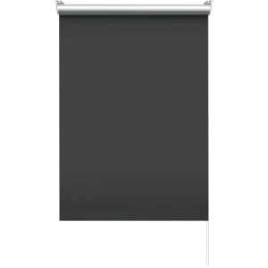 Штора рулонная блэкаут Эскар 55x160 см черная Black 1