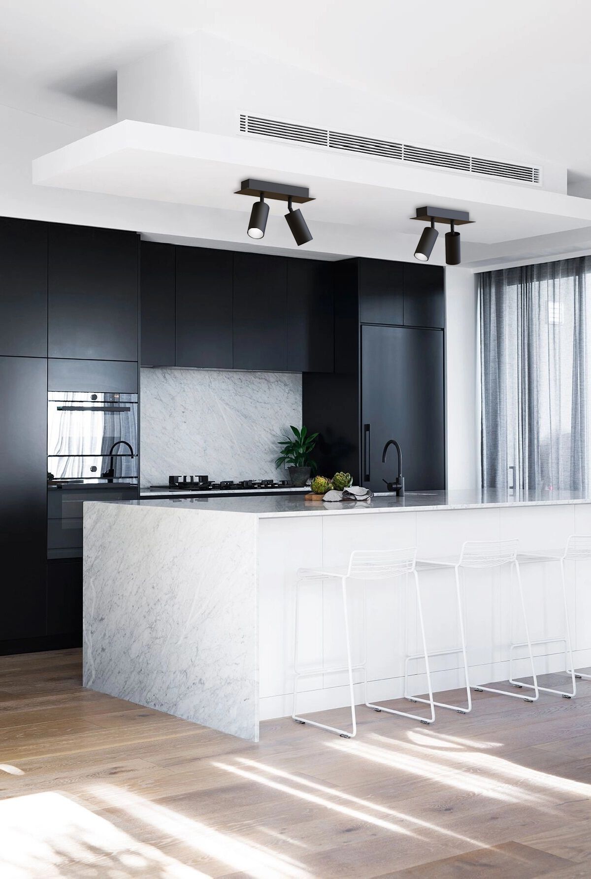 Несколько регулируемых потолочных прожекторов WayPoint форма ARCH-00027627 - Вид №1