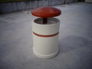 Manufatti Viscio Реконструированная урна для мусора с крышкой