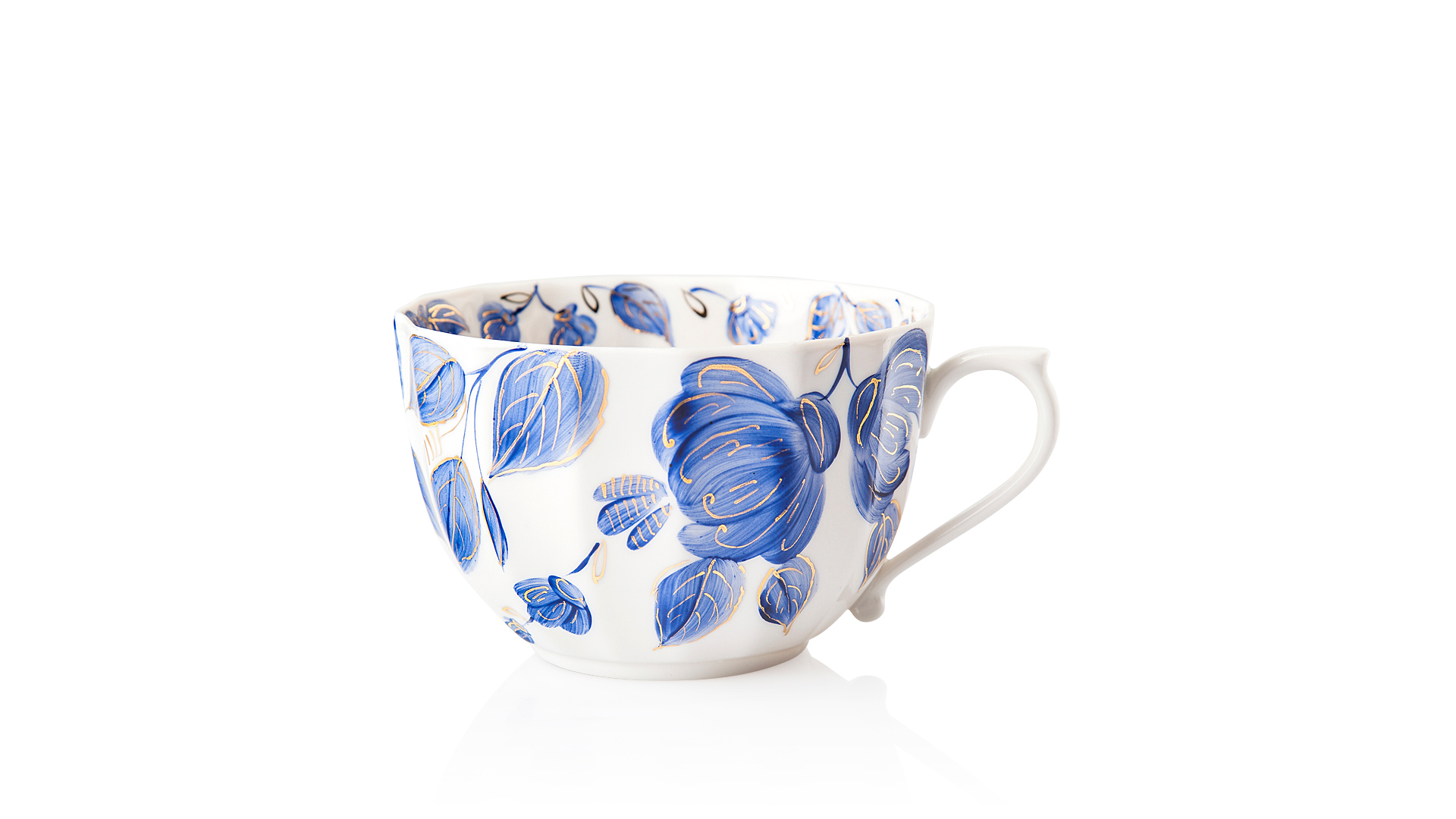 10617340 Мануфактуры Гарднеръ в Вербилках Чайная пара " Вечерний звон" Фарфор, Керамика  - Вид №1